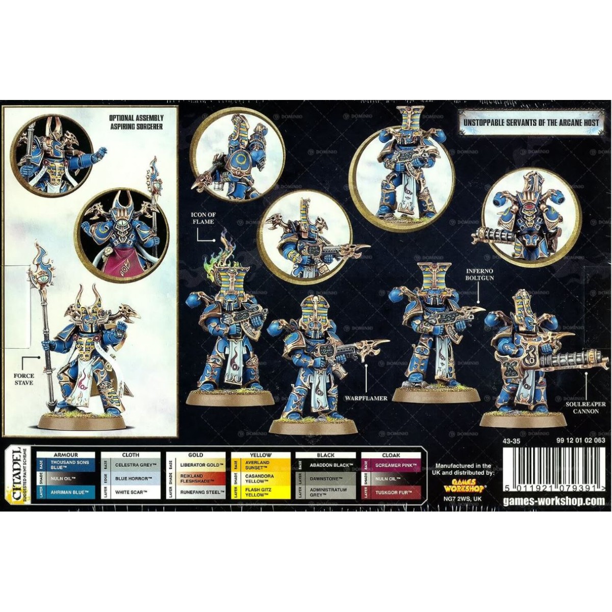 Warhammer 40K Thousand Sons Rubric Marines